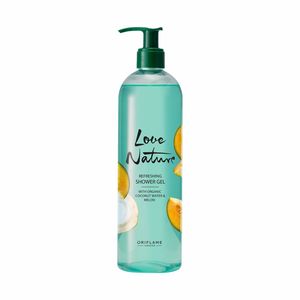 Oferta de Gel de Ducha Refrescante con Agua de Coco y Melón Orgánicos Love Nature por 7,99€ en Oriflame