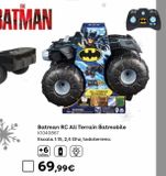 Oferta de Coche teledirigido Batman por 69,99€ en ToysRus