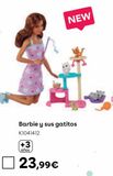 Oferta de Barbie - Kitty Condo - Muñeca y gatitos por 23,99€ en ToysRus