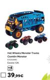 Oferta de Hot Wheels Monster Trucks Camión Monster por 39,99€ en ToysRus