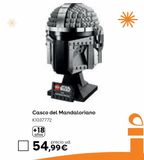 Oferta de LEGO Star Wars - Casco del Mandaloriano  por 54,99€ en ToysRus