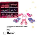 Oferta de Conjunto 6 pares zapatos princesa por 16,99€ en ToysRus