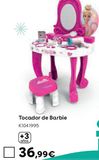 Oferta de Tocador de Barbie por 36,99€ en ToysRus