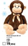 Oferta de Peluche mono 80 cm por 19,99€ en ToysRus