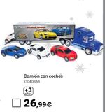 Oferta de Camión con coches por 26,99€ en ToysRus