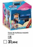 Oferta de Playmobil - Casa de muñecas maletín por 31,99€ en ToysRus