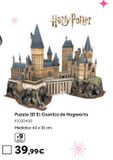 Oferta de Puzzle 3d Harry Potter por 39,99€ en ToysRus