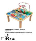 Oferta de Mesa de actividades madera por 49,99€ en ToysRus