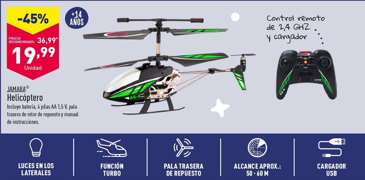 Oferta de Helicóptero JAMARA  por 19,99€