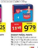 Oferta de Pañales Dodot en Supermercados MAS