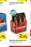 Oferta de Cerveza Cruzcampo en Supermercados MAS
