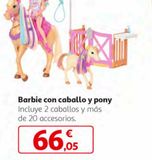 Oferta de Muñecas Barbie por 66,05€ en Alcampo
