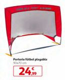 Oferta de Portería de fútbol plegable por 24,99€ en Alcampo