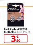 Oferta de Pilas Duracell por 3,9€ en Alcampo