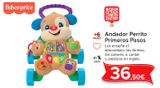 Oferta de Andador Perrito Primeros pasos por 36,5€ en Carrefour