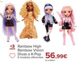 Oferta de Rainbow High Rainbow Vision Divas o K-Pop por 56,99€ en Carrefour