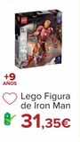 Oferta de Lego Figura de Iron Man por 31,35€ en Carrefour