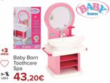 Oferta de Baby Born Toothcare Spa por 43,2€ en Carrefour