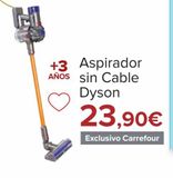 Oferta de Aspirador sin Cable Dyson por 23,9€ en Carrefour
