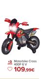 Oferta de Motorbike Cross 400F 6V por 109,99€ en Carrefour