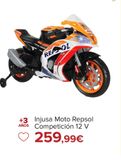 Oferta de Injusa Moto Repsol Competición 12 V por 259,99€ en Carrefour