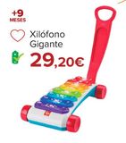 Oferta de Xilófono Gigante por 29,2€ en Carrefour
