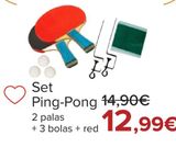 Oferta de Set Ping-Pong por 12,99€ en Carrefour