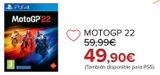 Oferta de MOTO GP 22  por 49,9€ en Carrefour