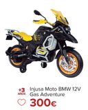 Oferta de Injusa Moto BMW 12V Gas Adventure por 300€ en Carrefour