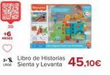 Oferta de Libro de Historias Sienta y Levanta Fisher-Price por 45,1€ en Carrefour