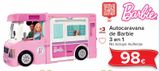 Oferta de Autocarabana de Barbie 3 en 1 por 98€ en Carrefour