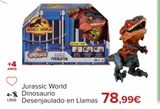 Oferta de Jurassic World Dinosaurio desenjaulado en Llamas por 78,99€ en Carrefour