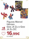 Oferta de Figuras  Marvel Héroes Goo Jit Zu o Goo Jit Zu DC por 16,99€ en Carrefour