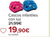 Oferta de Cascos infantiles con luz por 19,9€ en Carrefour