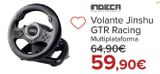 Oferta de Volante Jinshu GTR Racing IDECA  por 59,9€ en Carrefour