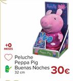 Oferta de Peluche Peppa Pig Buenas noches por 30€ en Carrefour