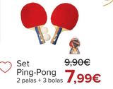 Oferta de Set Ping-Pong por 7,99€ en Carrefour