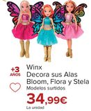 Oferta de Winx Decora sus Alas Bloom, flora y Stela por 34,99€ en Carrefour