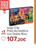Oferta de Lego City Pista Acrobática con Doble Rizo por 107,2€ en Carrefour