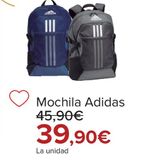 Oferta de Mochila Adidas por 39,9€ en Carrefour