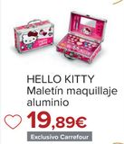 Oferta de HELLO KITTY Maletín maquillaje aluminio  por 19,89€ en Carrefour