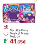 Oferta de My Little Pony Musical Mane Melody por 41,65€ en Carrefour