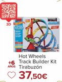 Oferta de Hot Wheels Track Builder Kit Tirabuzón por 37,5€ en Carrefour