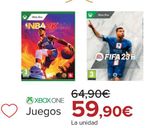 Oferta de Juegos XBOX ONE  por 59,9€ en Carrefour