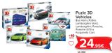 Oferta de Puzzle 3D Vehicles por 24,95€ en Carrefour