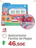 Oferta de Autocaravana Familiar de Peppa por 46,5€ en Carrefour