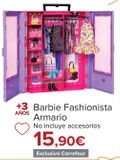 Oferta de Barbie Fashionista Armario por 15,9€ en Carrefour