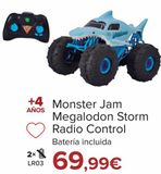 Oferta de Monster Jam Megalodon Storn Radio Control  por 69,99€ en Carrefour