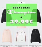 Oferta de Sudadera champion por 3999€ en Décimas