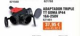 Oferta de Adaptador triple  por 37,95€ en Cofac